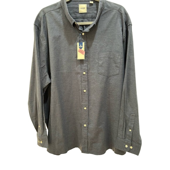 Rowm Men's Long Sleeve Button-Down Collared Shirt - Size XXL * M1324 - Picture 1 of 7